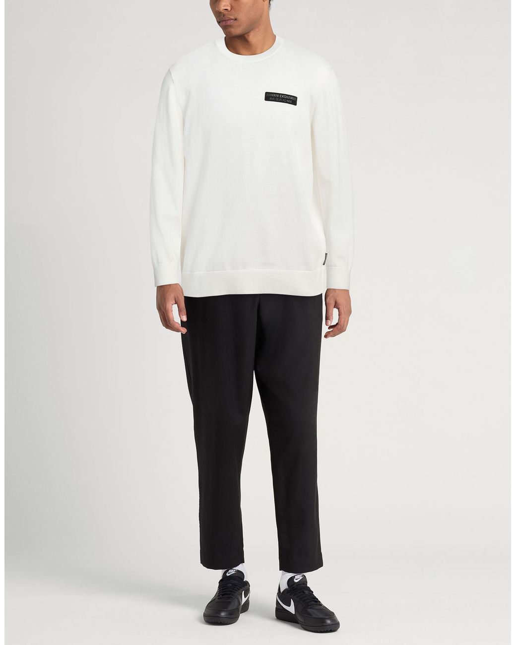 ARMANI EXCHANGE White Jumper for men