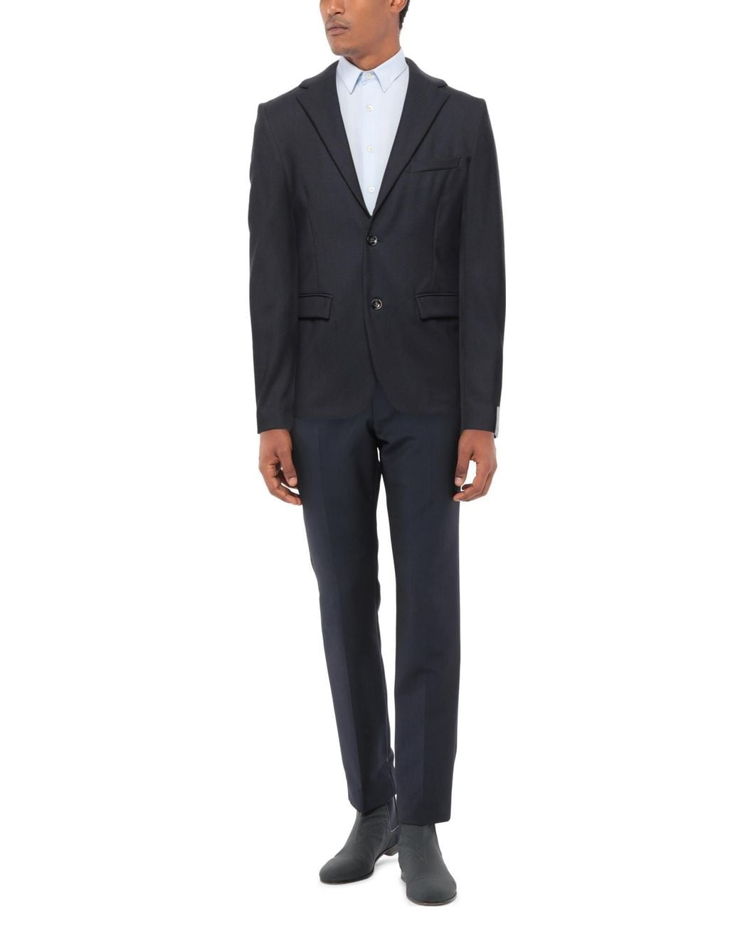 Paolo Pecora Blue Suit Jacket for men