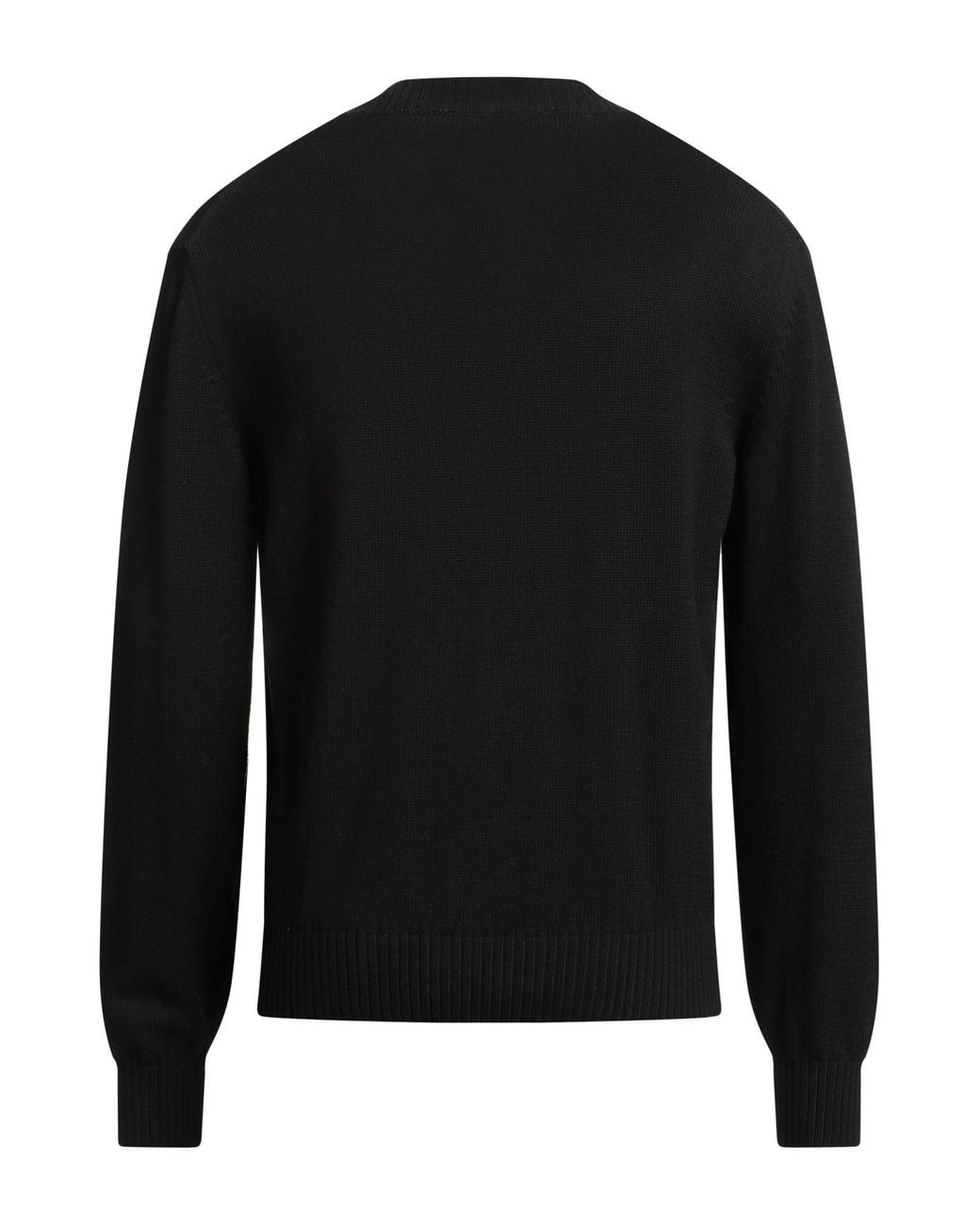 Versace Black Sweater Cotton, Viscose, Polyester for men