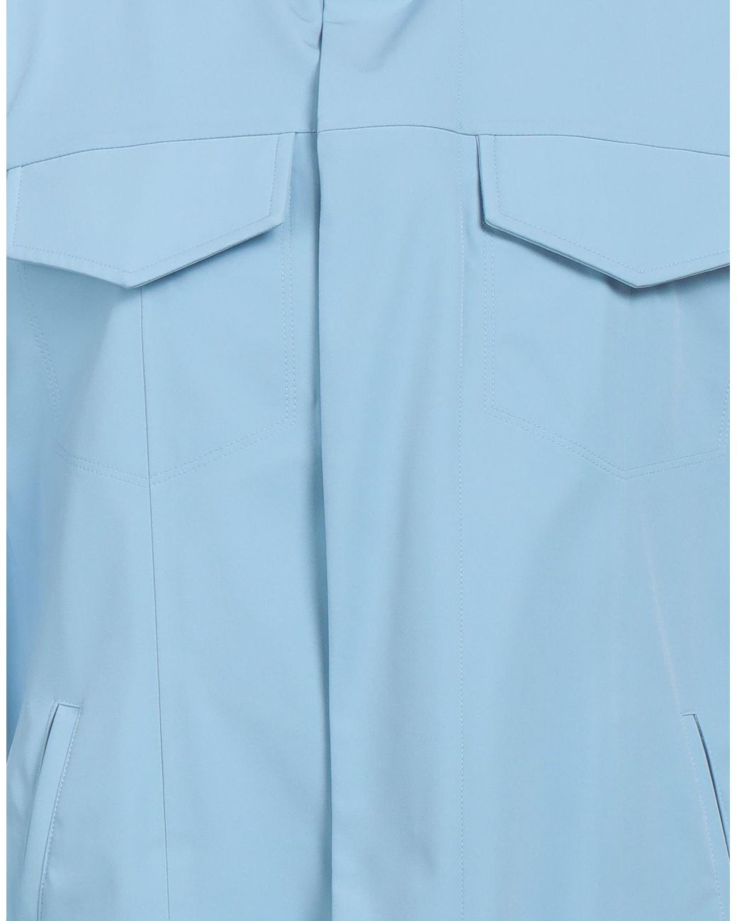 Peuterey Blue Jacket Polyamide, Elastane for men
