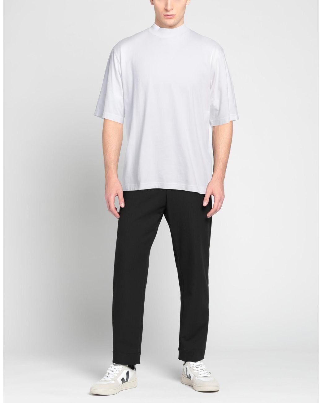 Acne White T-shirt for men