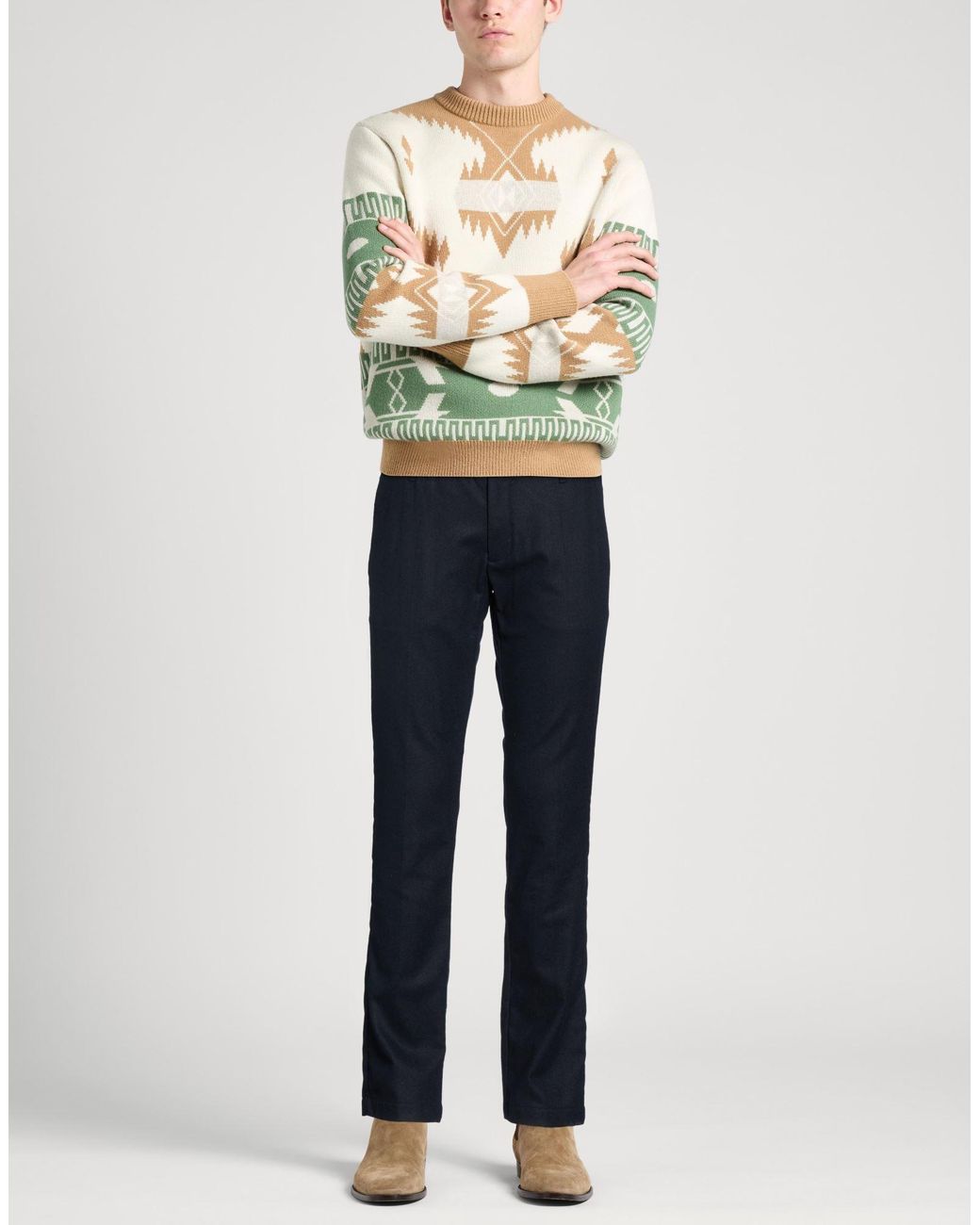 AT.P.CO Blue Trouser for men