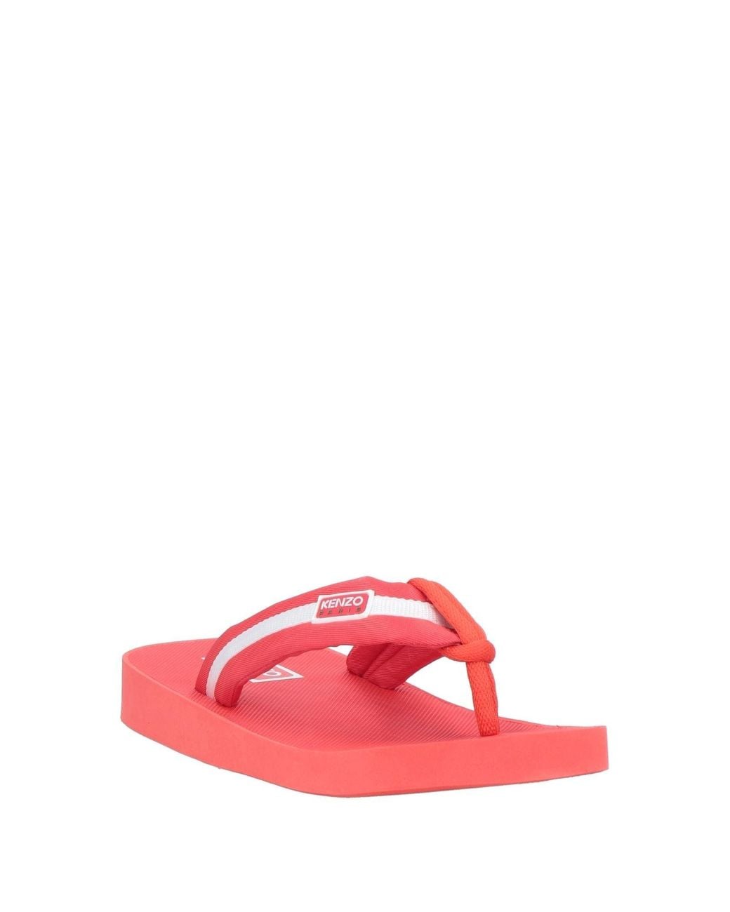 KENZO Red Thong Sandal for men