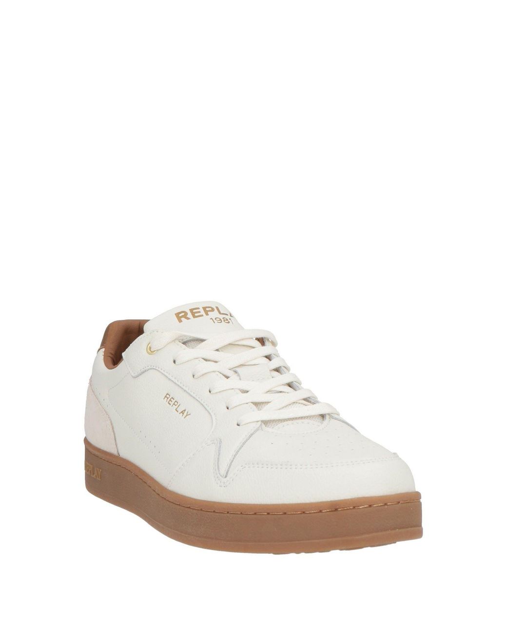 Replay White Trainers for men