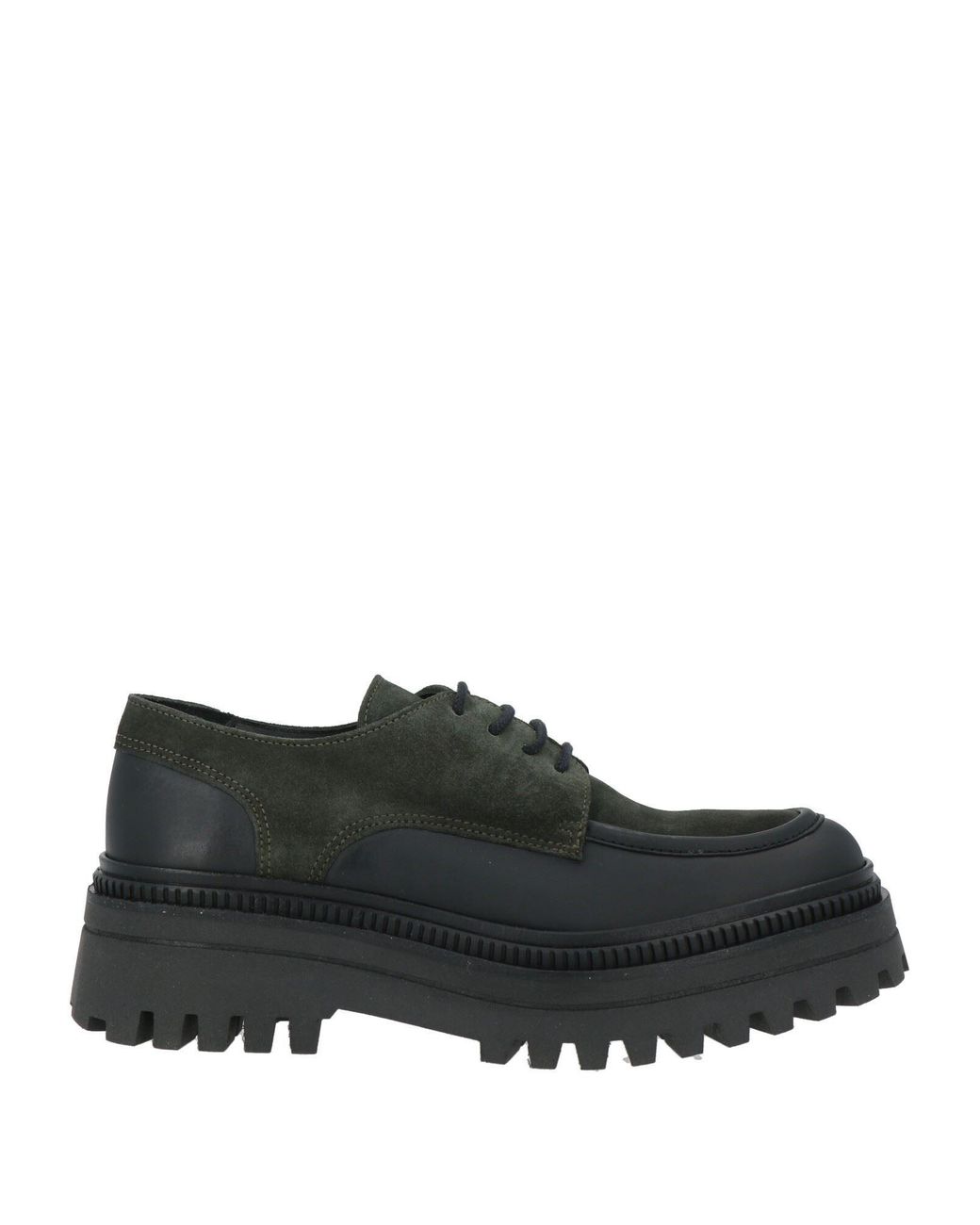 Elvio Zanon Black Lace-Up Shoes Leather