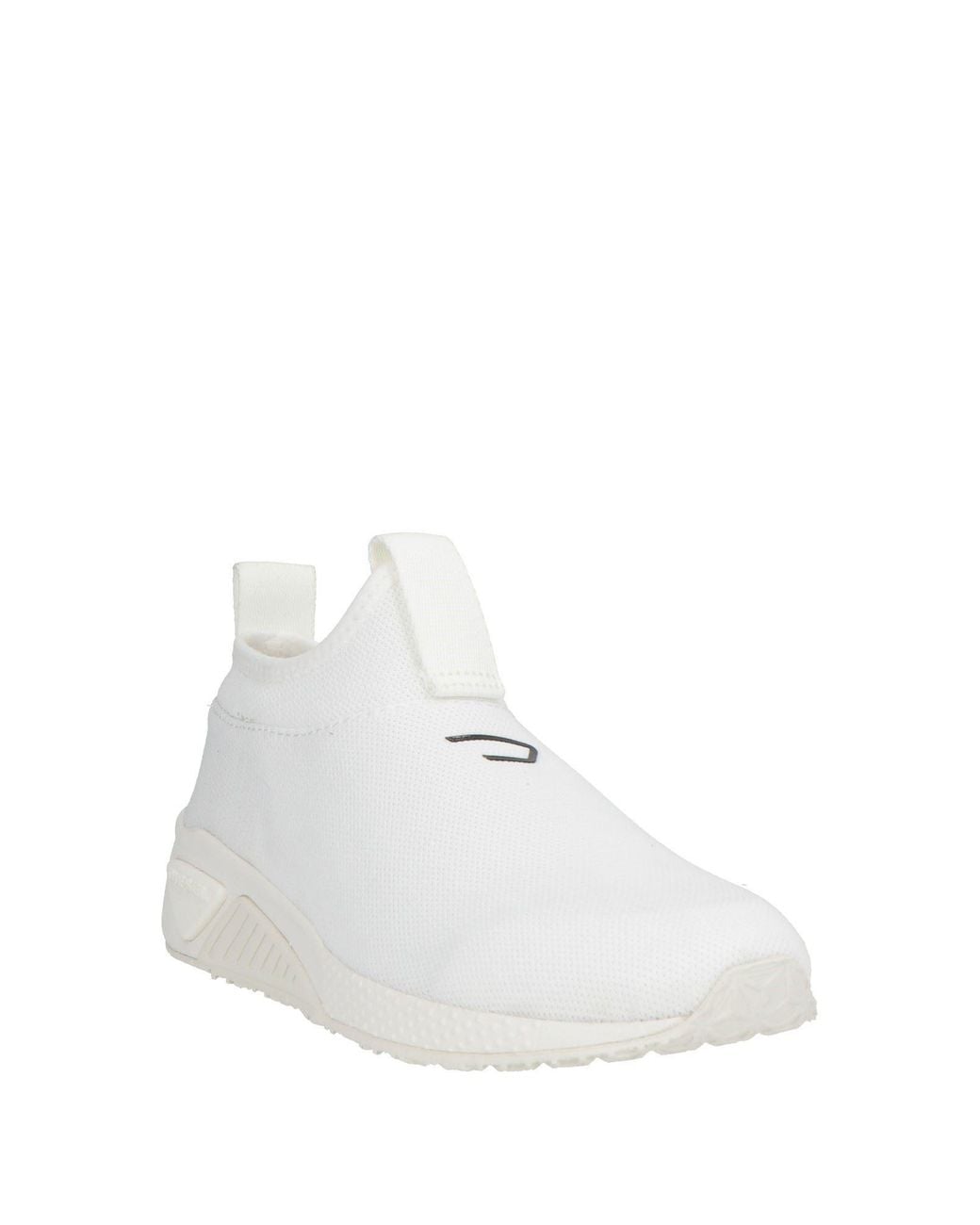 DIESEL White Sneakers Textile Fibers
