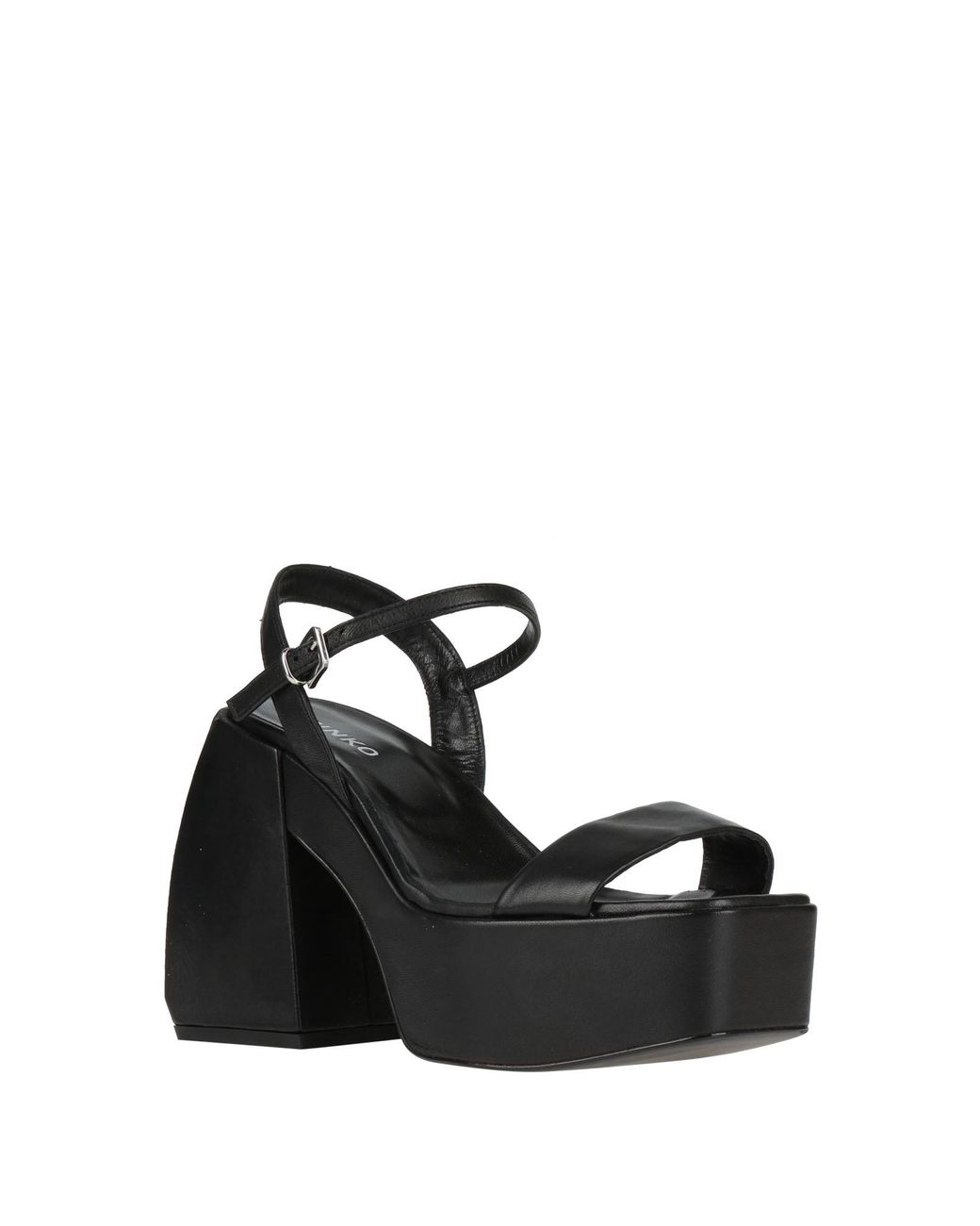 Pinko Black Sandals Leather