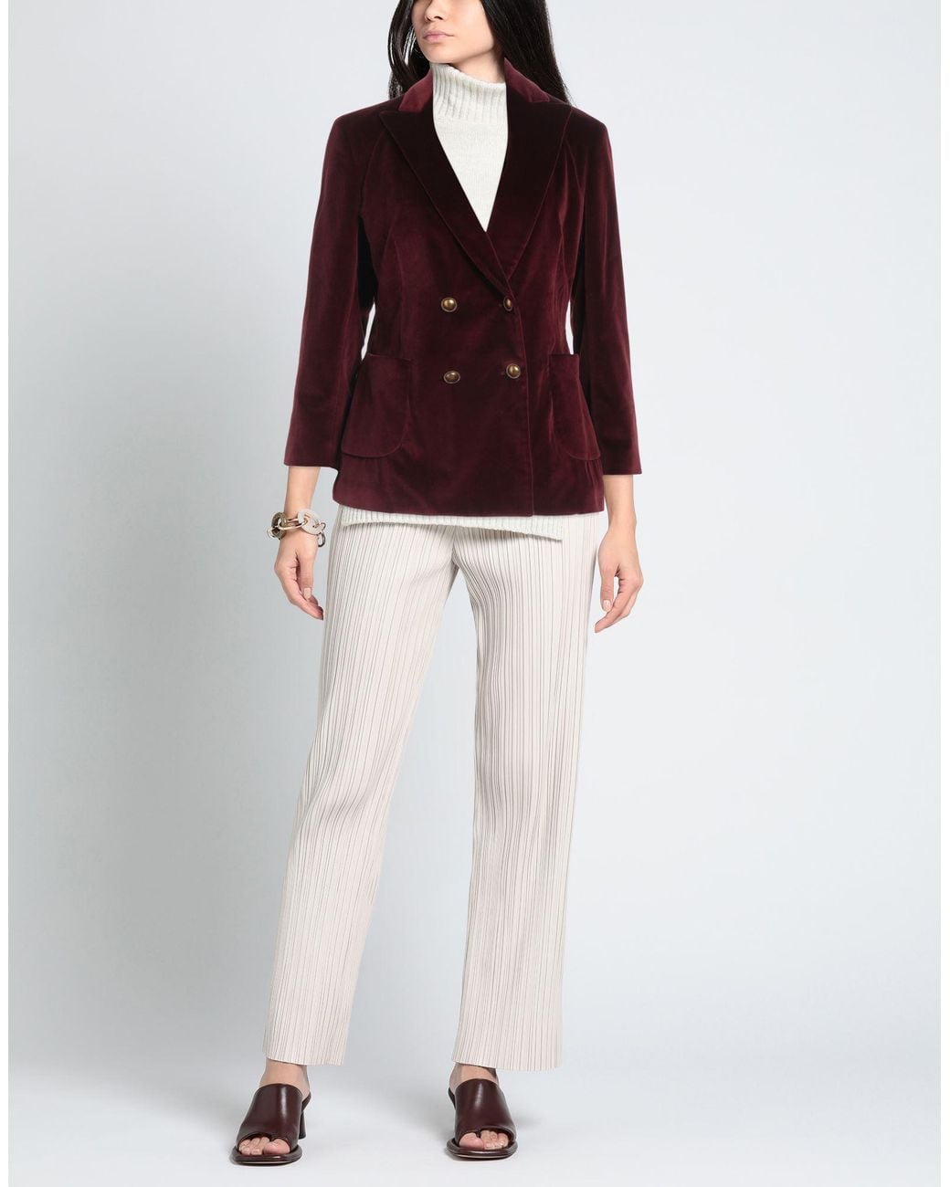 SAULINA Milano Purple Blazer