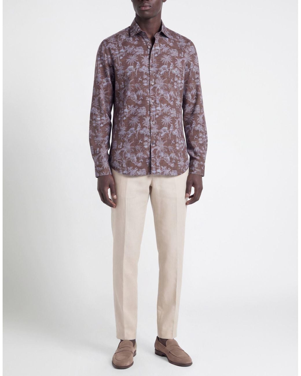 Sonrisa Blue Slate Shirt Cotton for men