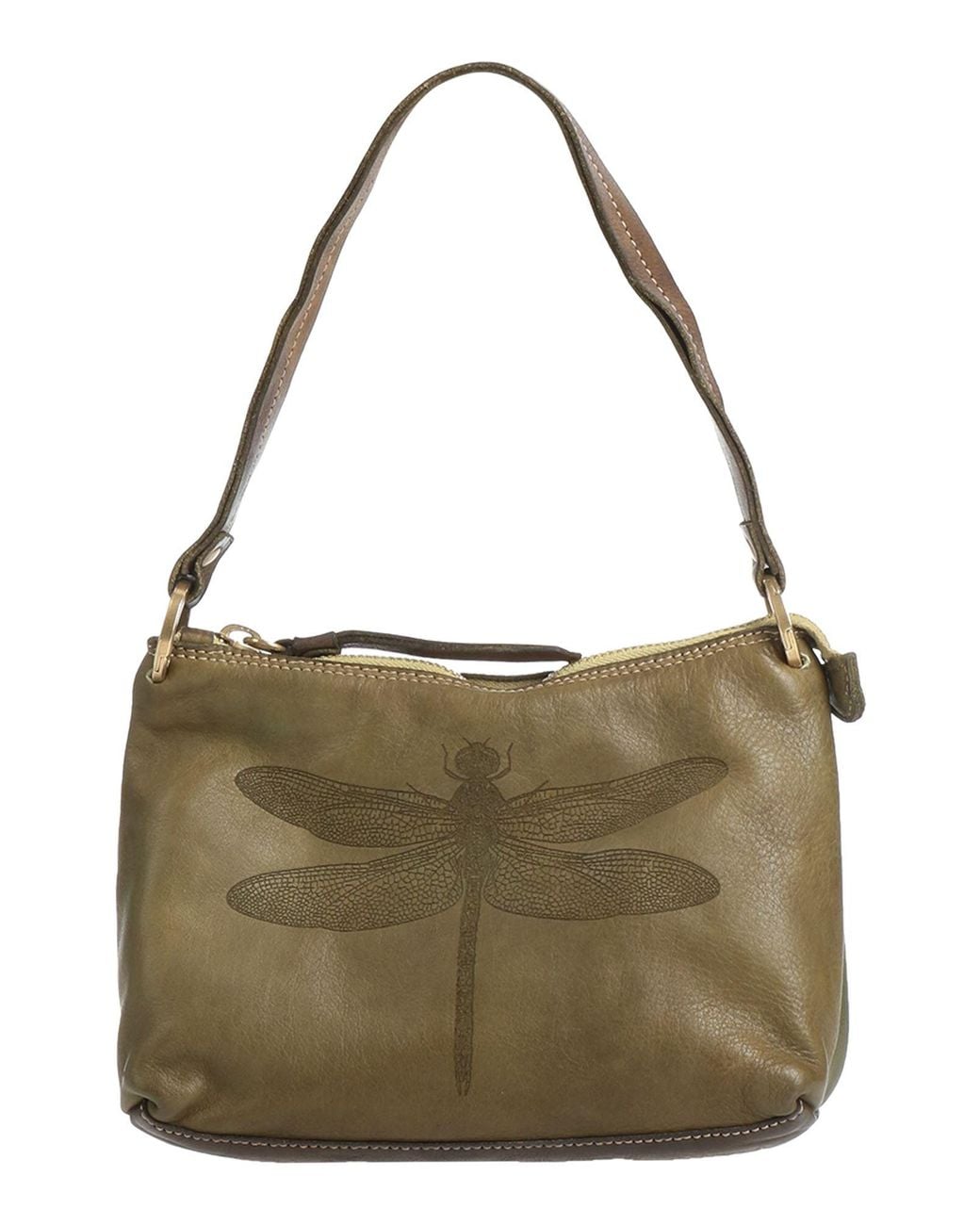 Caterina Lucchi Green Military Handbag Calfskin