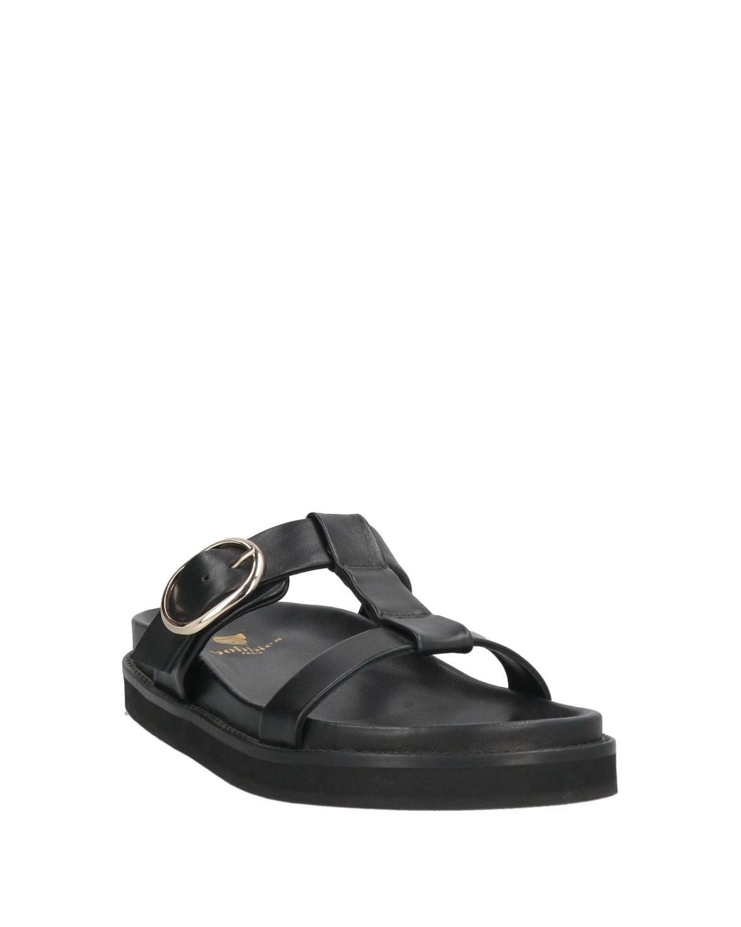 Bobbies Black Sandals