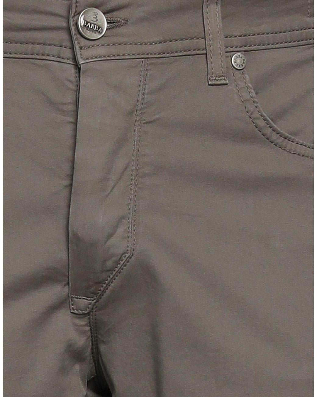 Barba Napoli Gray Trouser for men
