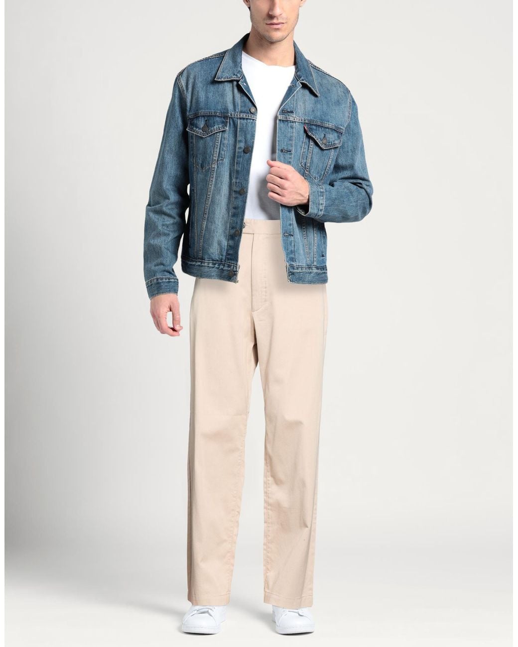 Peppino Peppino Natural Pants for men