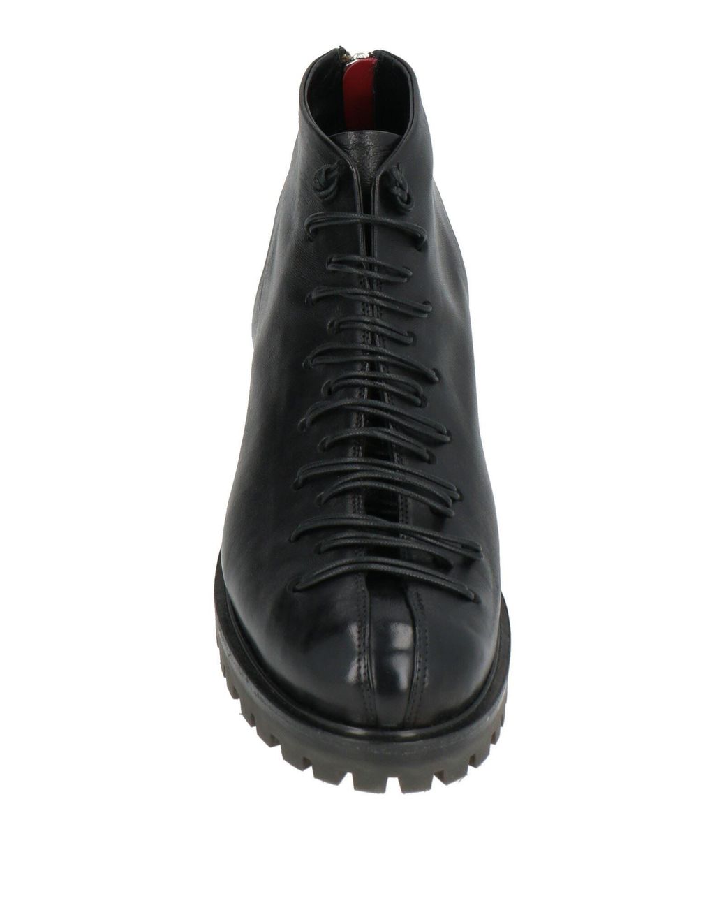 Halmanera Black Ankle Boots Leather