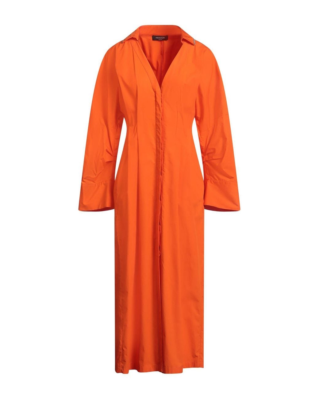 Fabiana Filippi Orange Maxi Dress