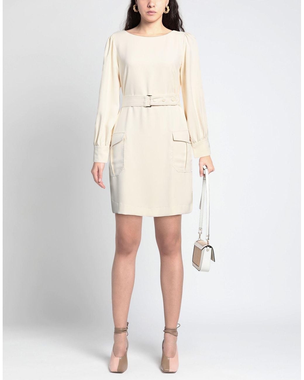 Nenette Natural Mini Dress