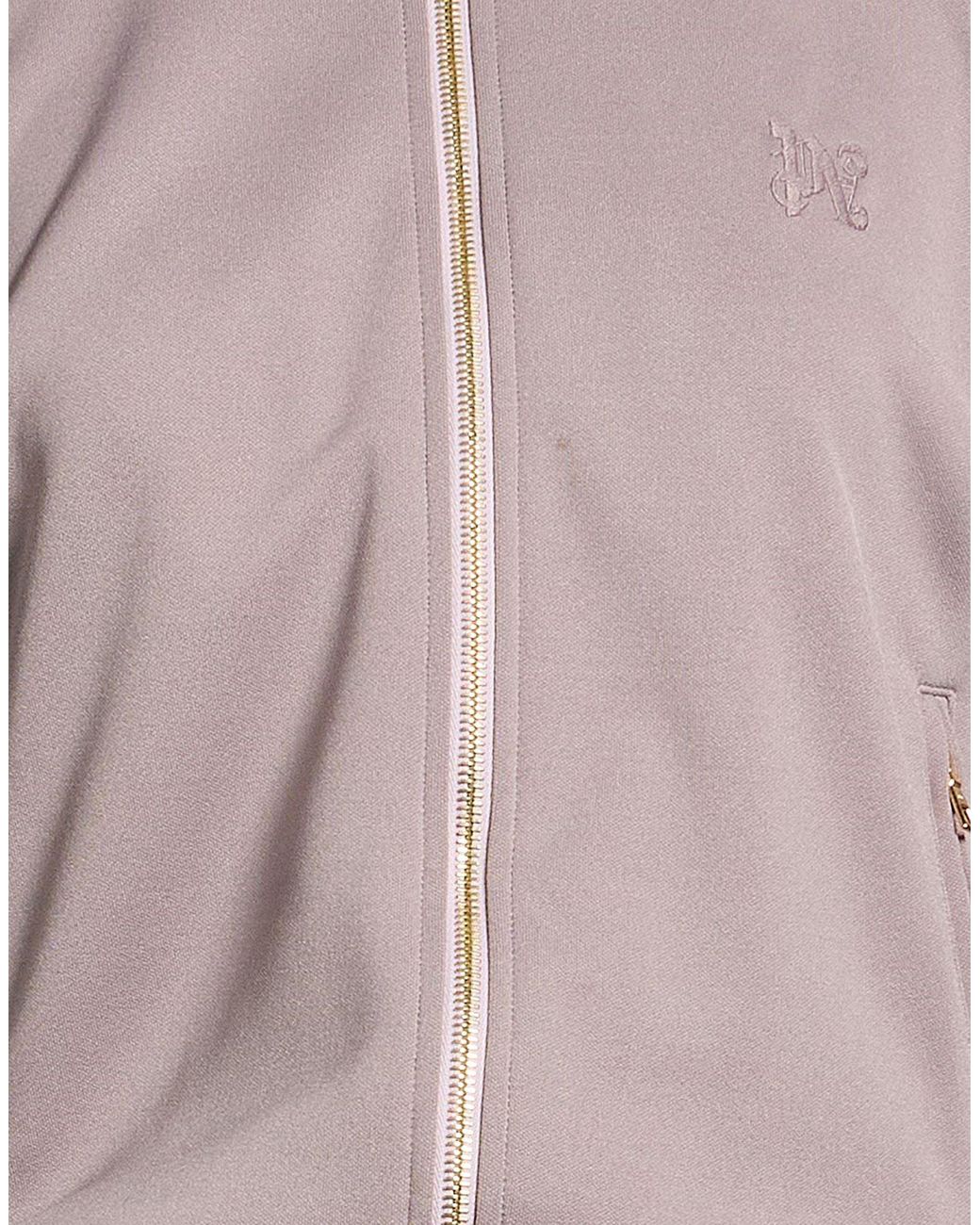 Palm Angels Pink Lilac Sweatshirt Polyester, Elastane