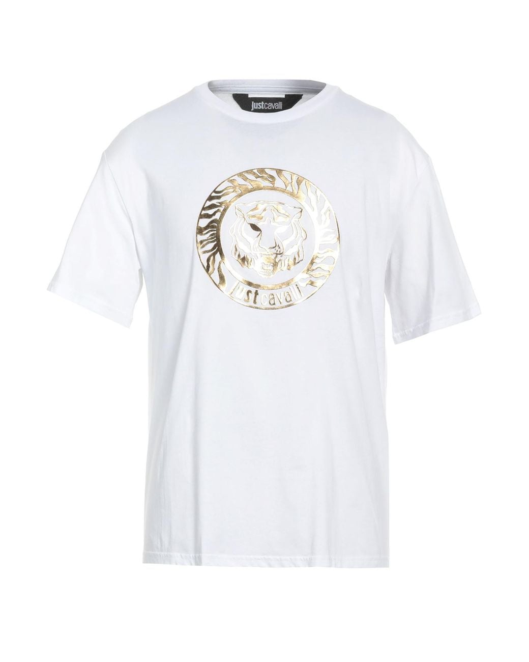Just Cavalli White T-Shirt Cotton for men