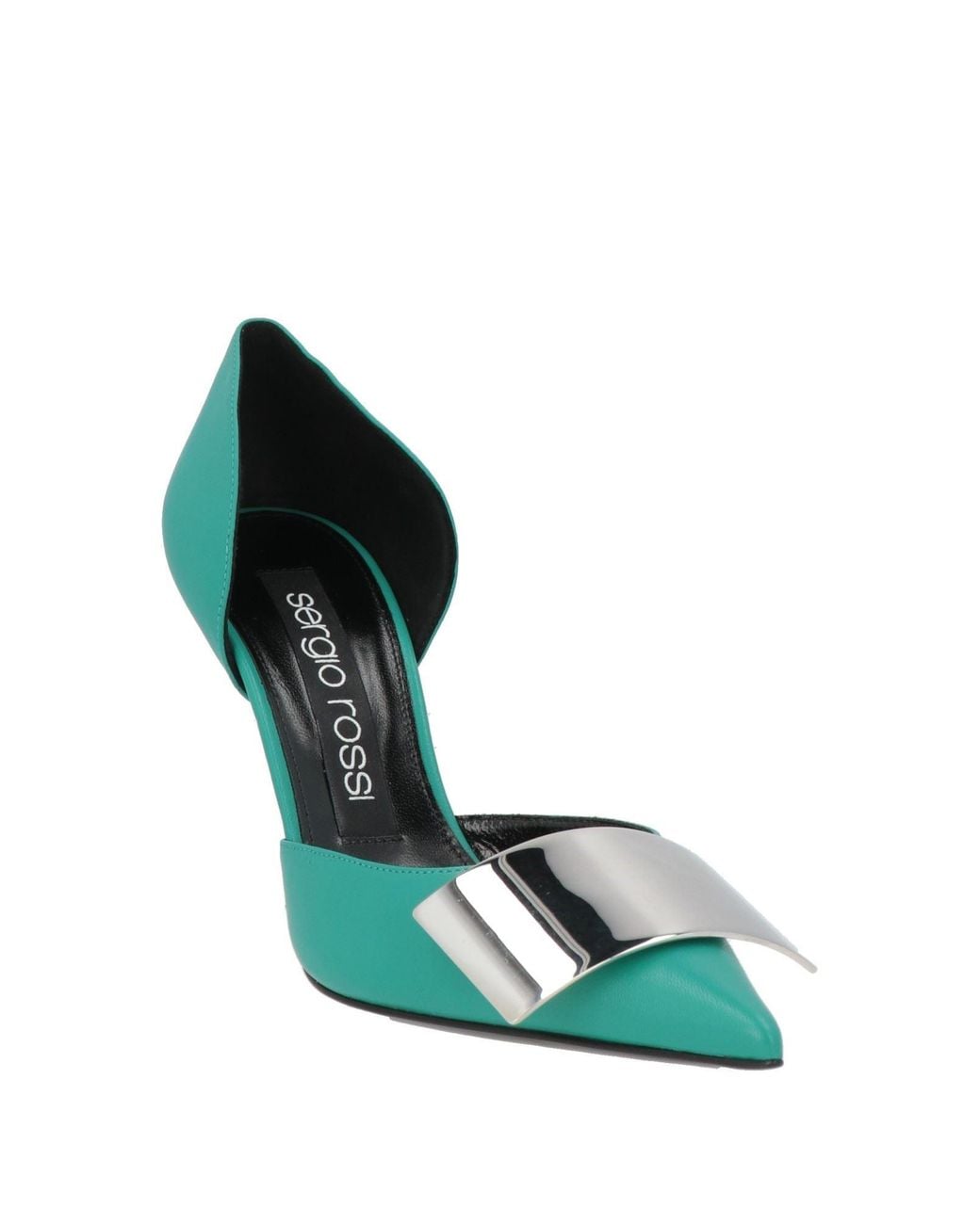 Sergio Rossi Green Pumps Leather