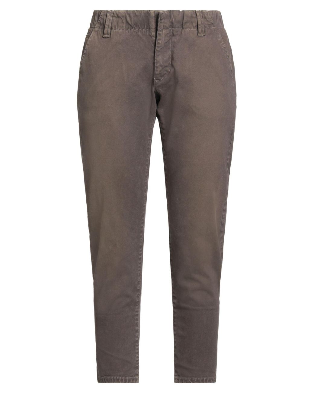 Jacob Cohen Gray Pants Cotton, Elastane