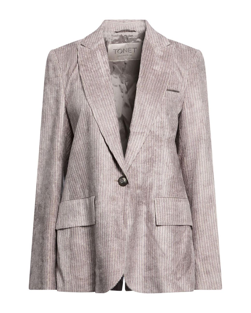 ToneT Gray Blazer Viscose