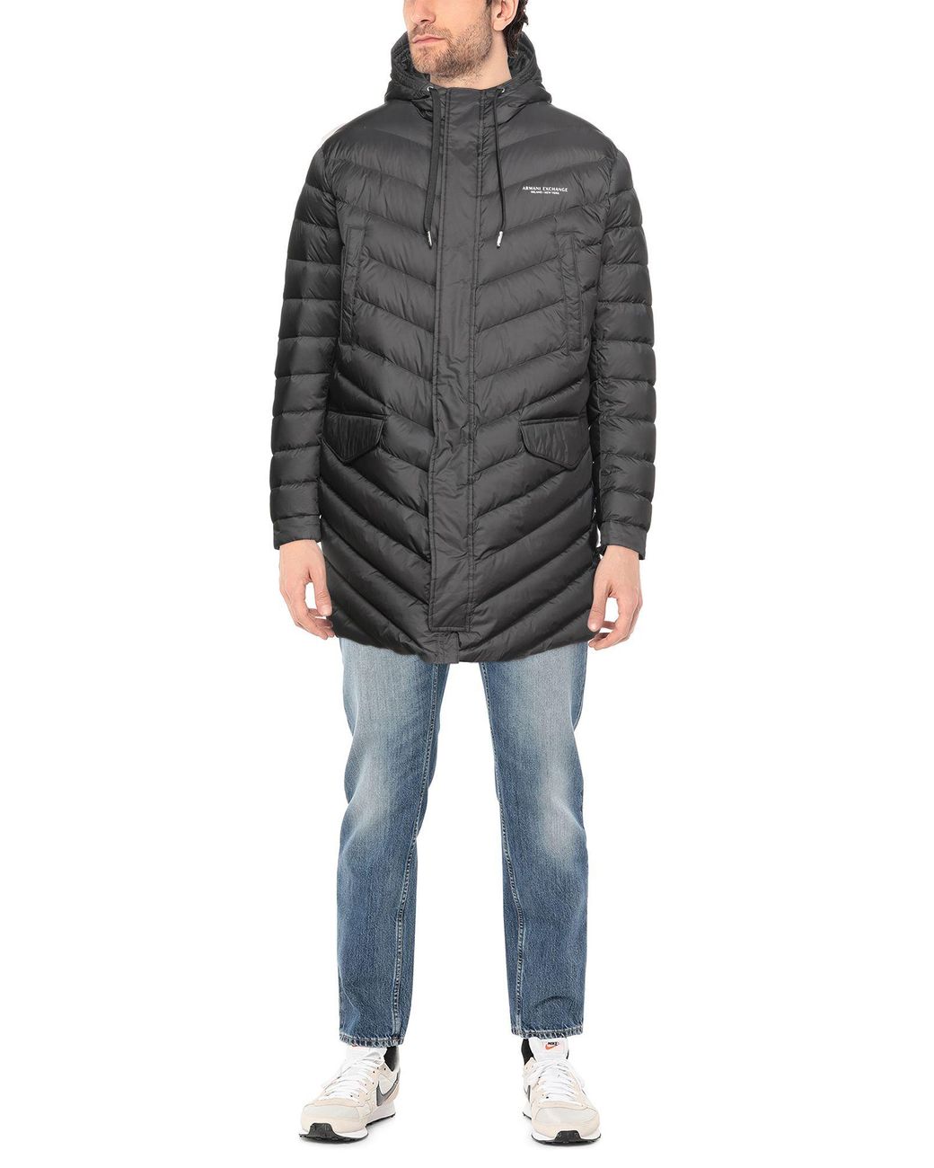 ARMANI EXCHANGE Gray Puffer for men