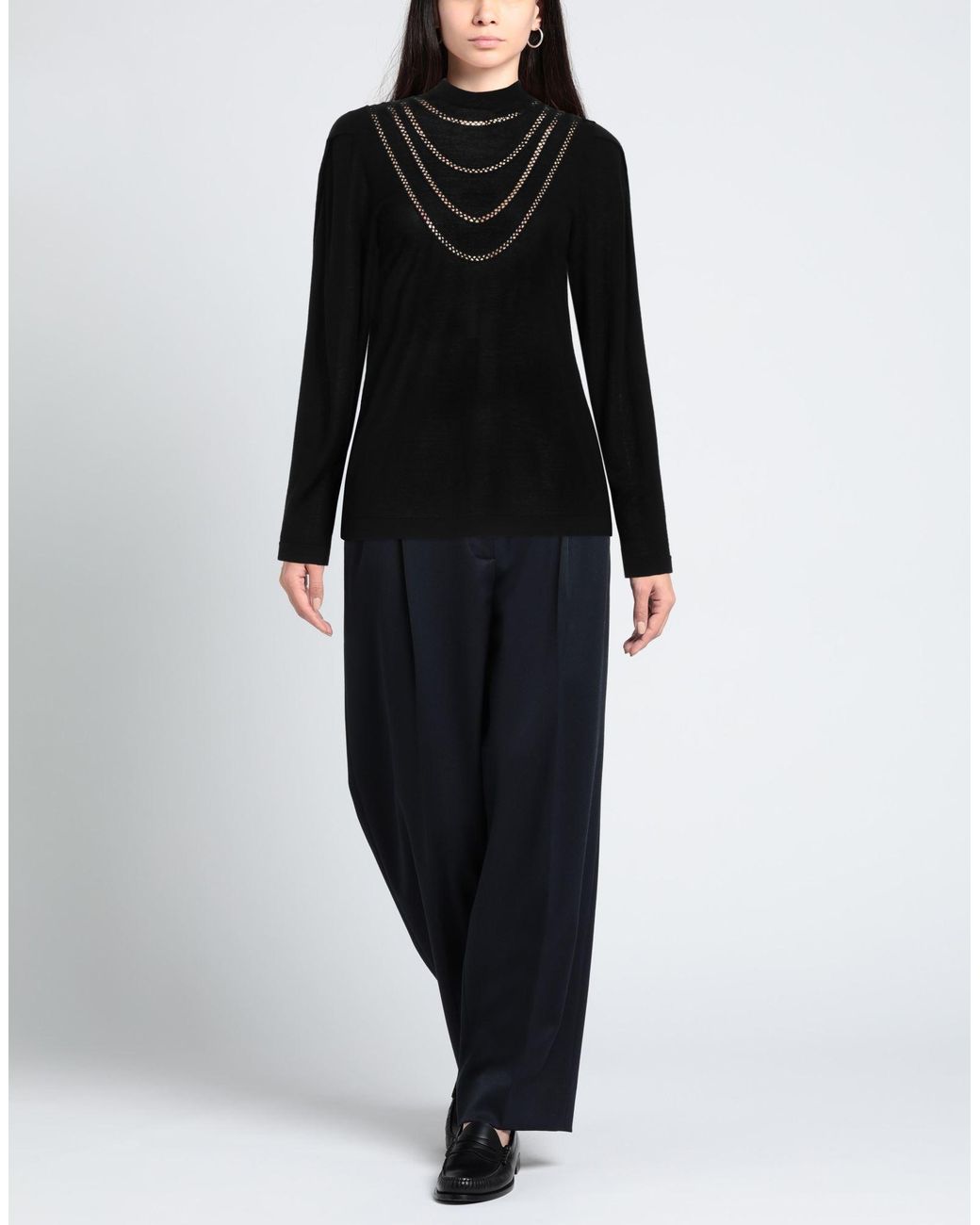 Alberta Ferretti Black Jumper