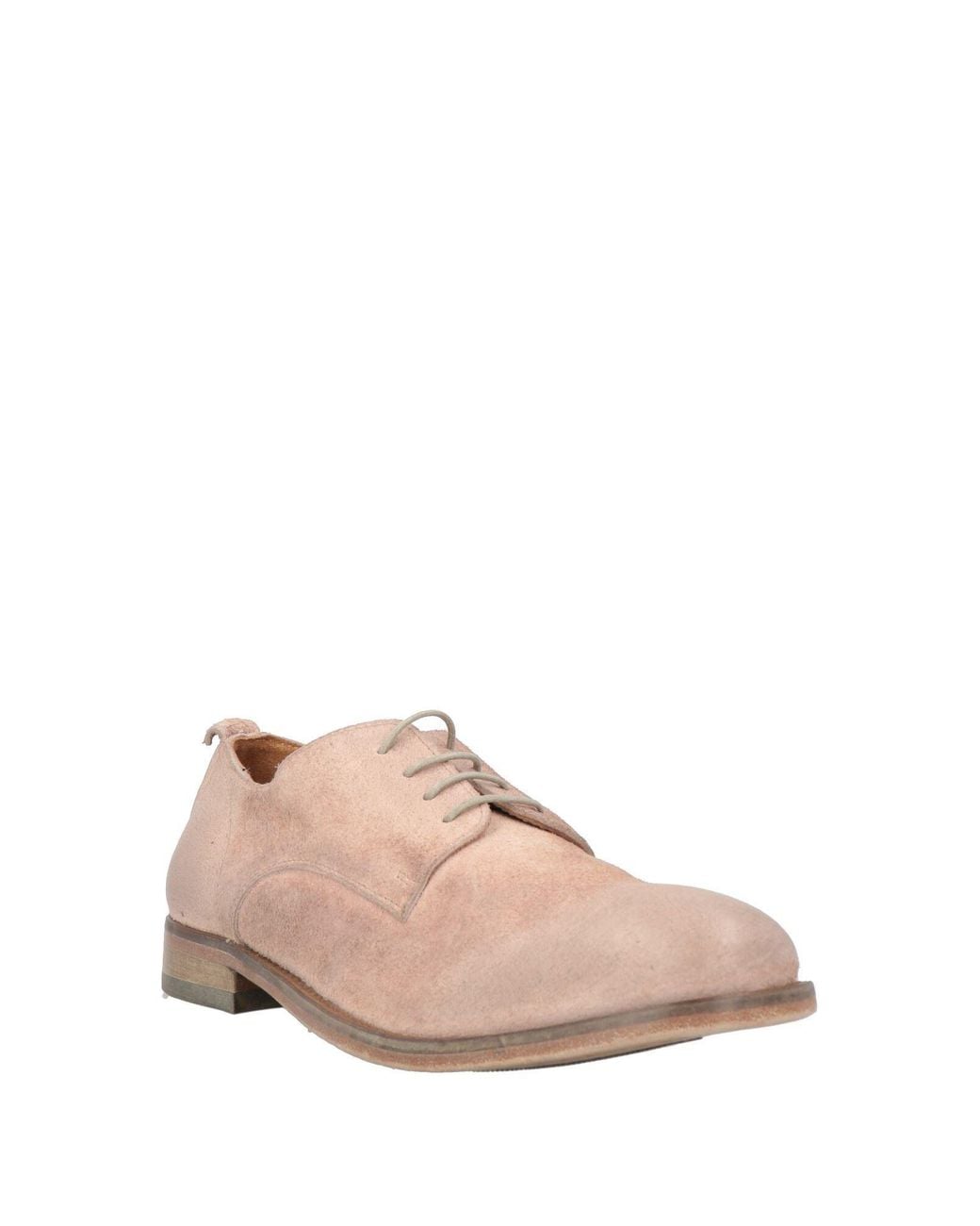 Moma Pink Lace-Up Shoes