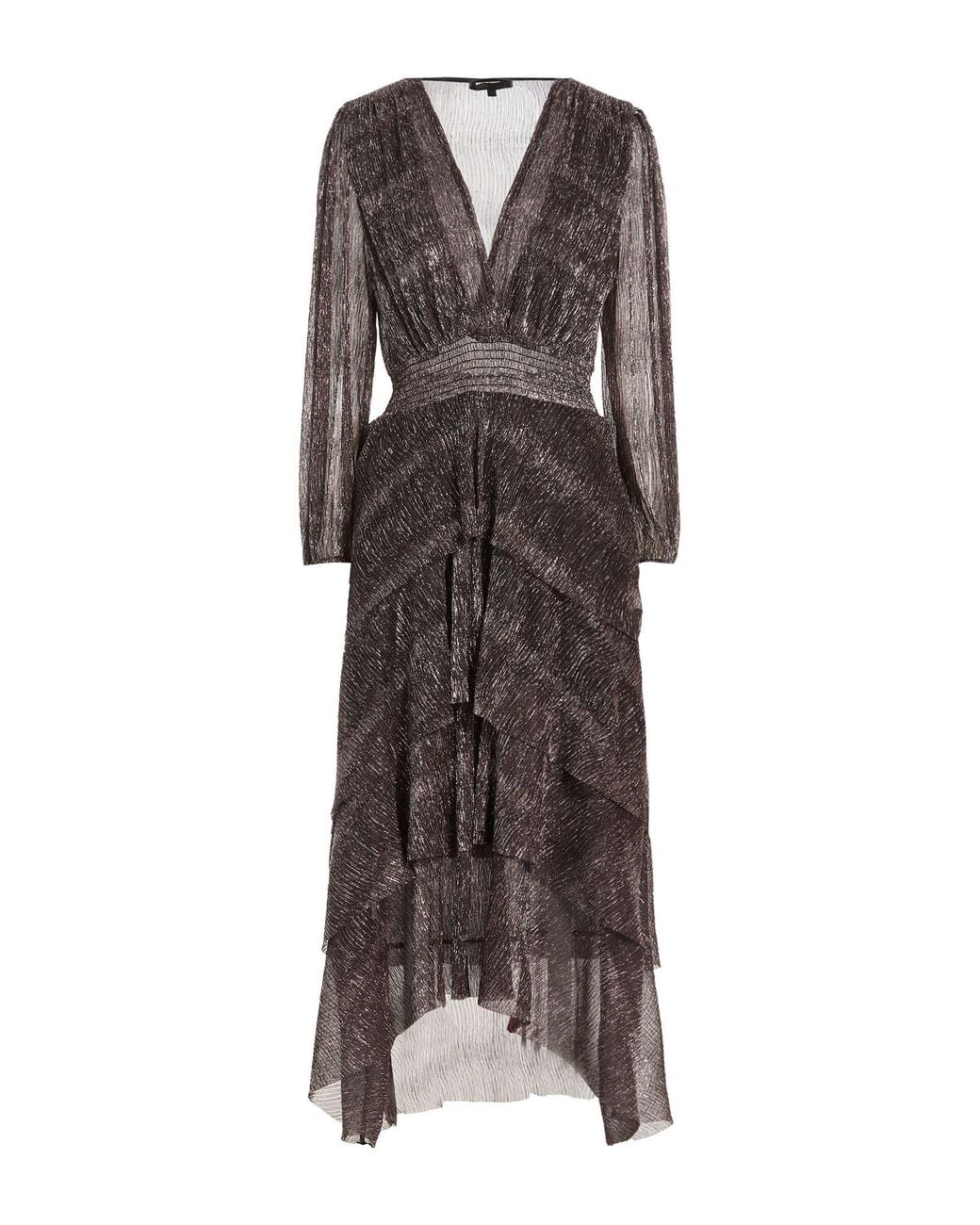 Maje Brown Maxi Dress