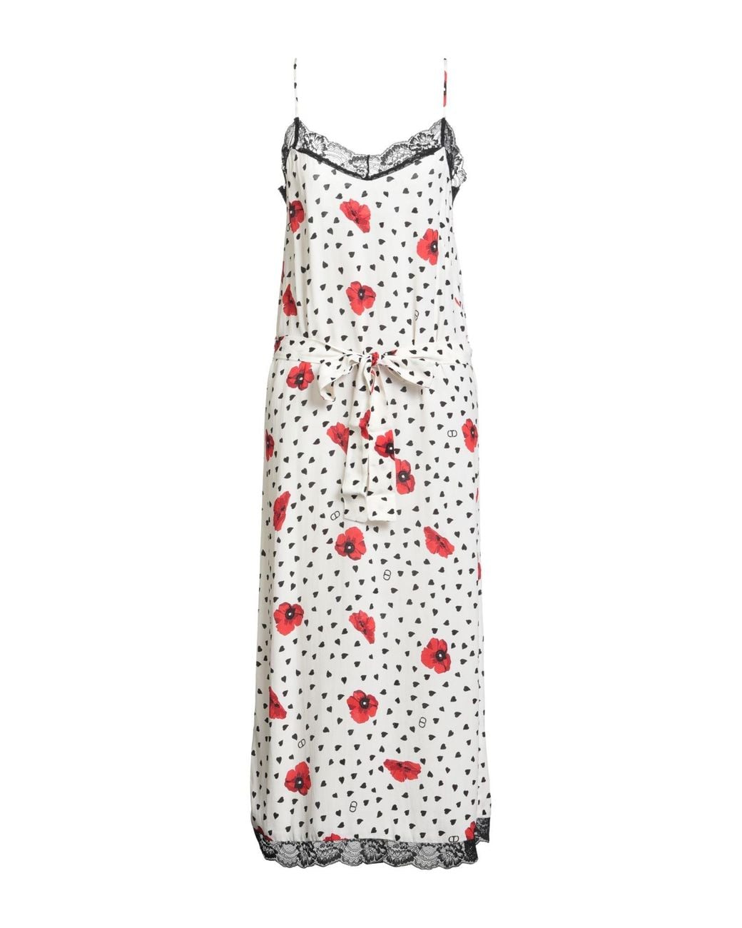 Twinset White Midi Dress
