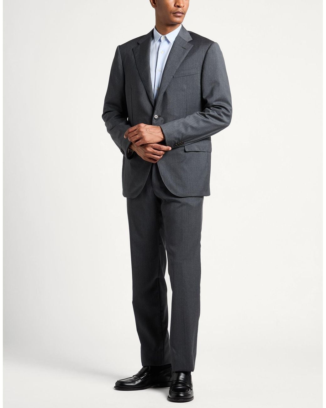 Corneliani Gray Suits for men
