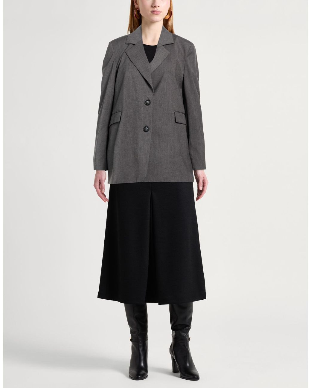 Manila Grace Gray Blazer