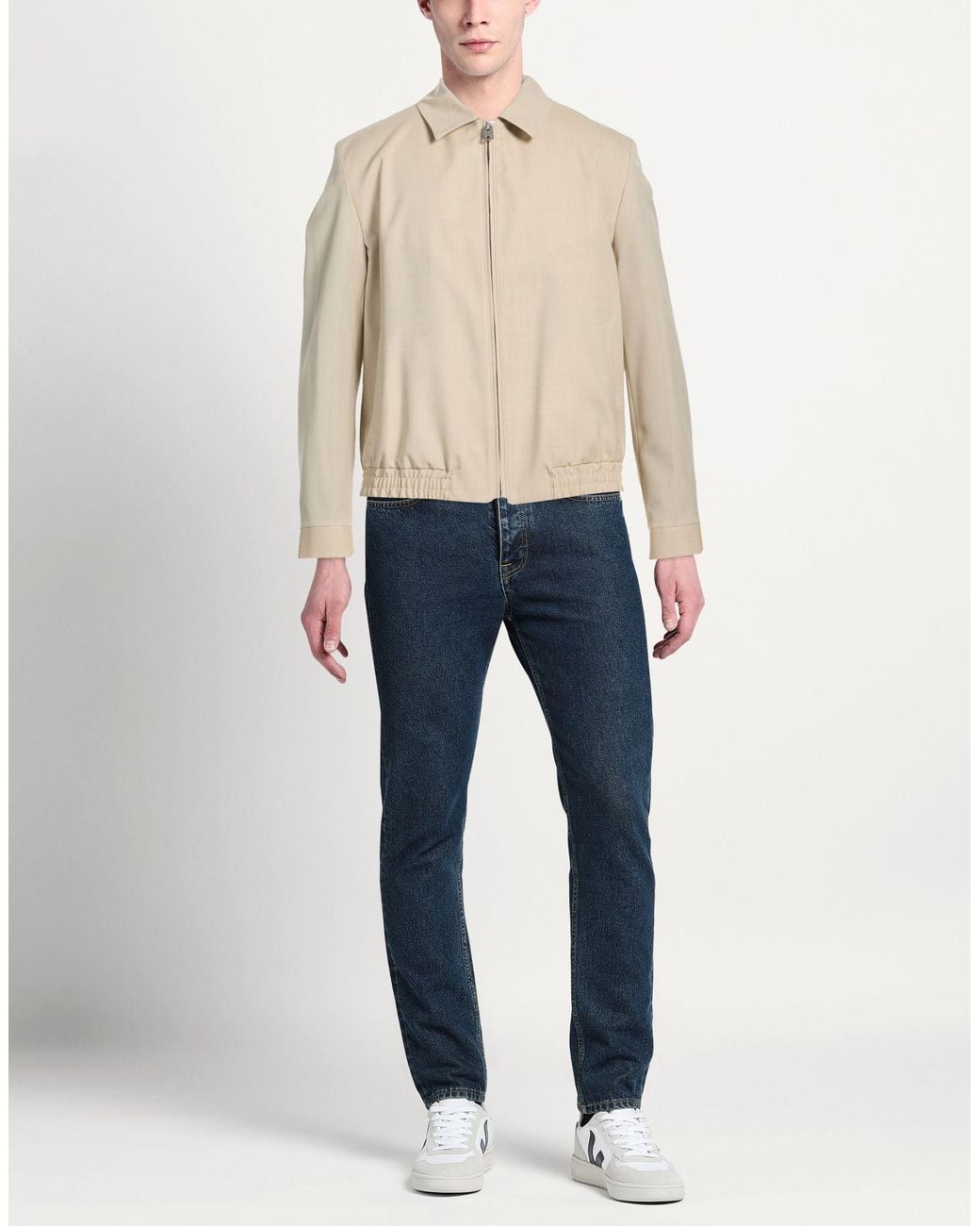 HUGO Natural Marzotto Jacket Virgin Wool, Polyester for men