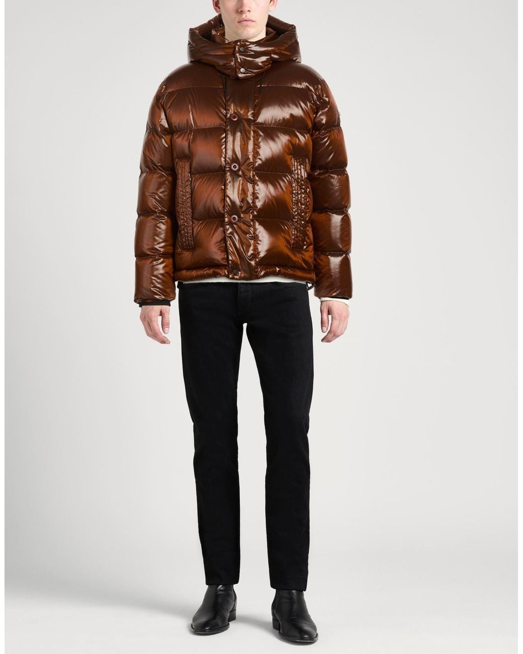 Peuterey Brown Puffer Polyamide for men