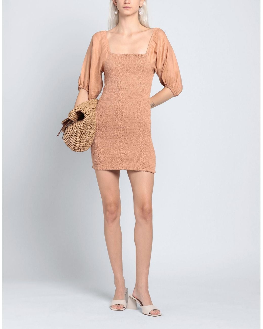 Faithfull The Brand Pink Mini Dress