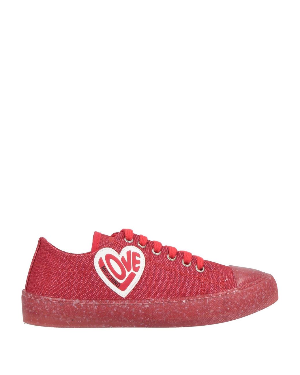 Love Moschino Pink Sneakers Textile Fibers