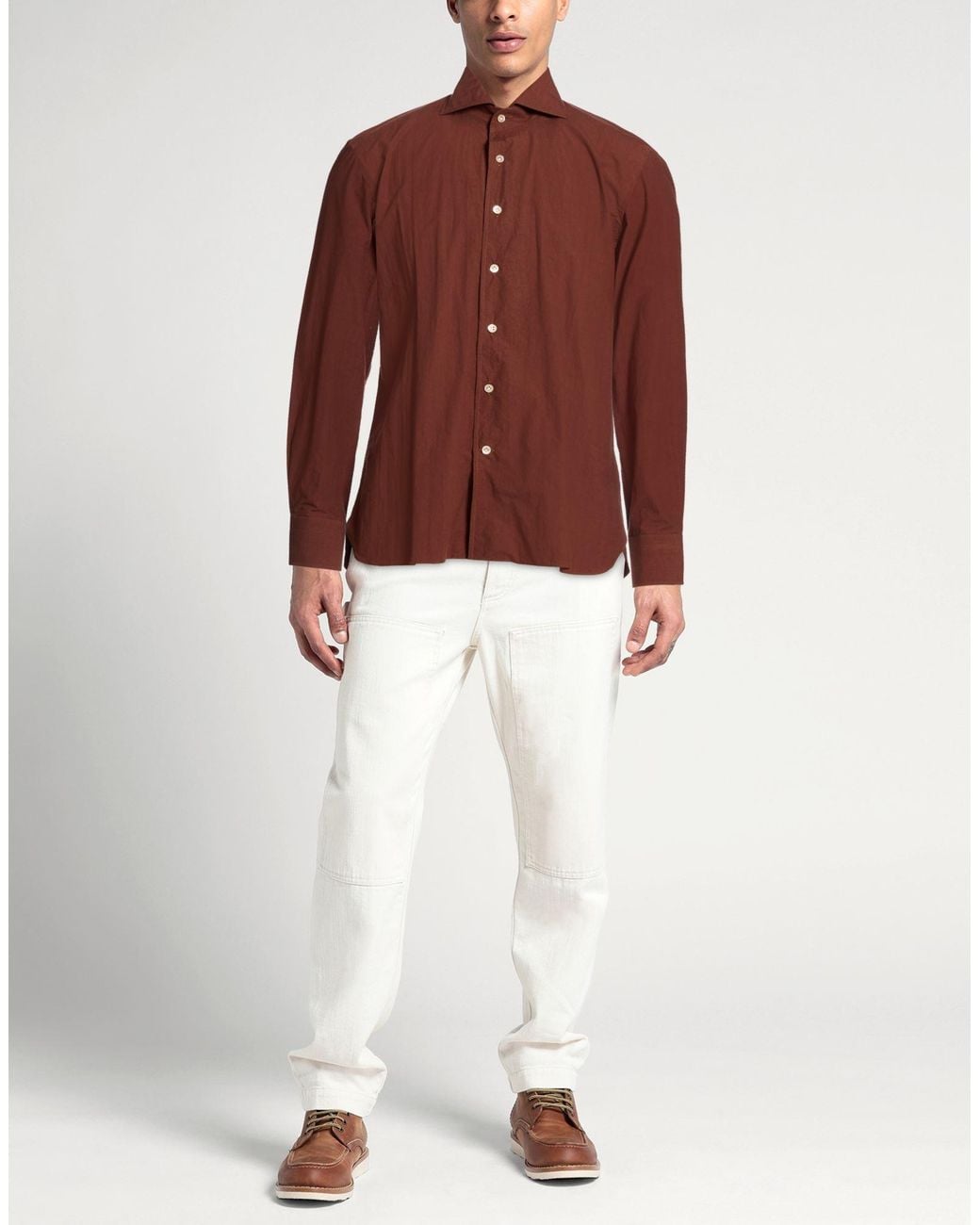 100 Hands Red Shirt Cotton for men