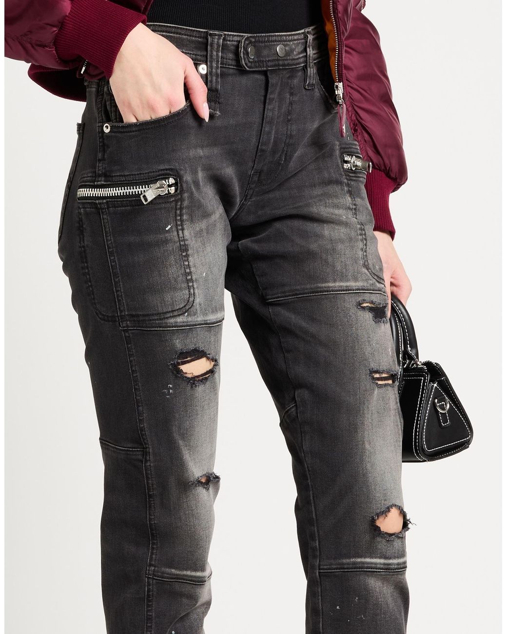 R13 Gray Jeans