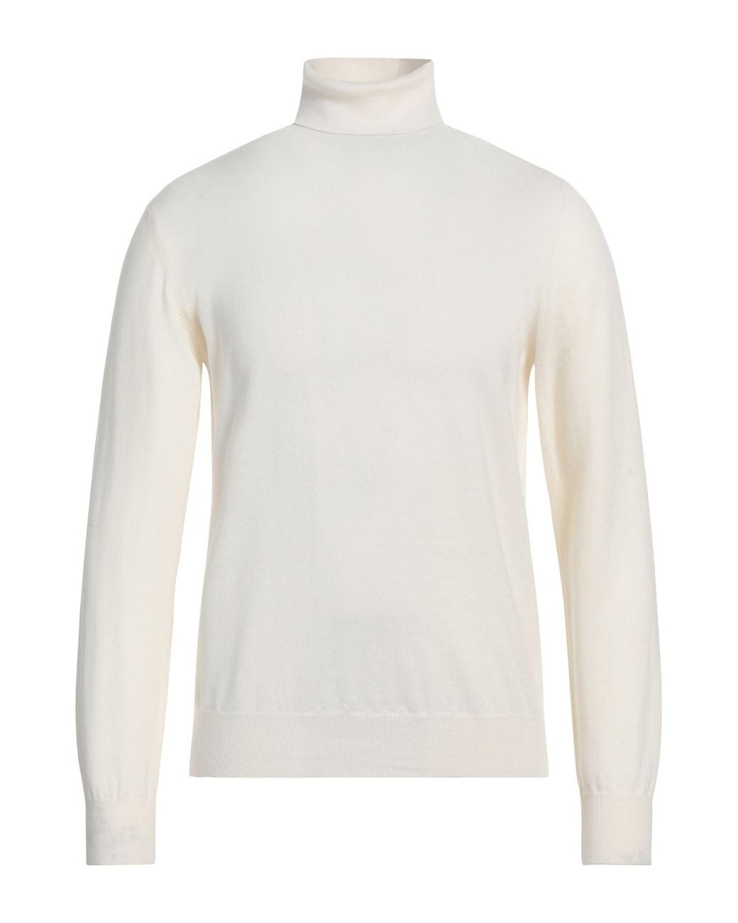 Gran Sasso White Turtleneck for men
