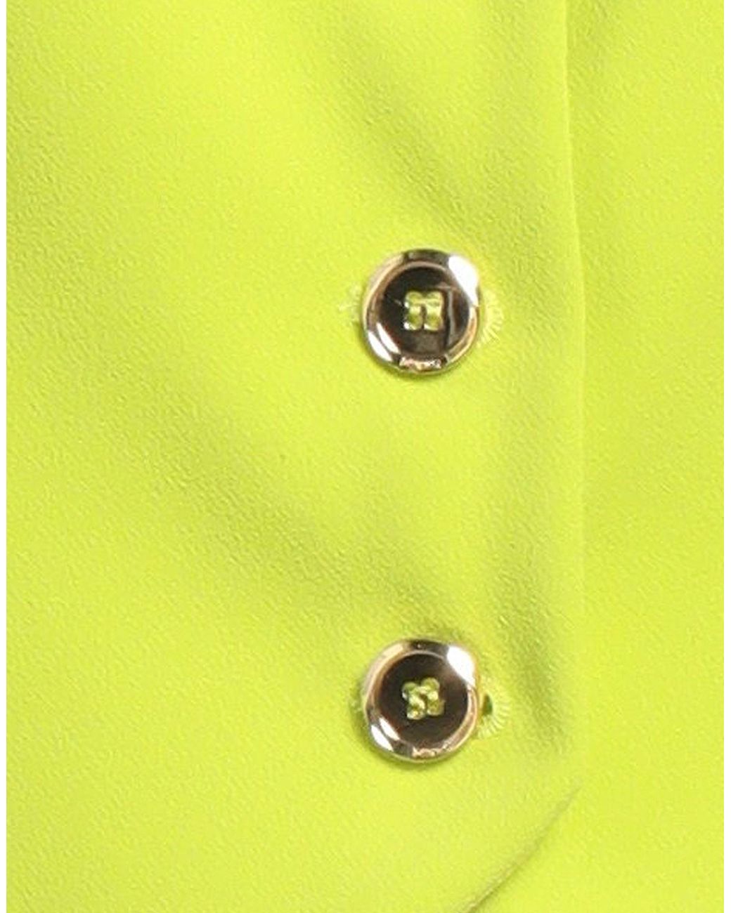Pinko Yellow Tailored Vests