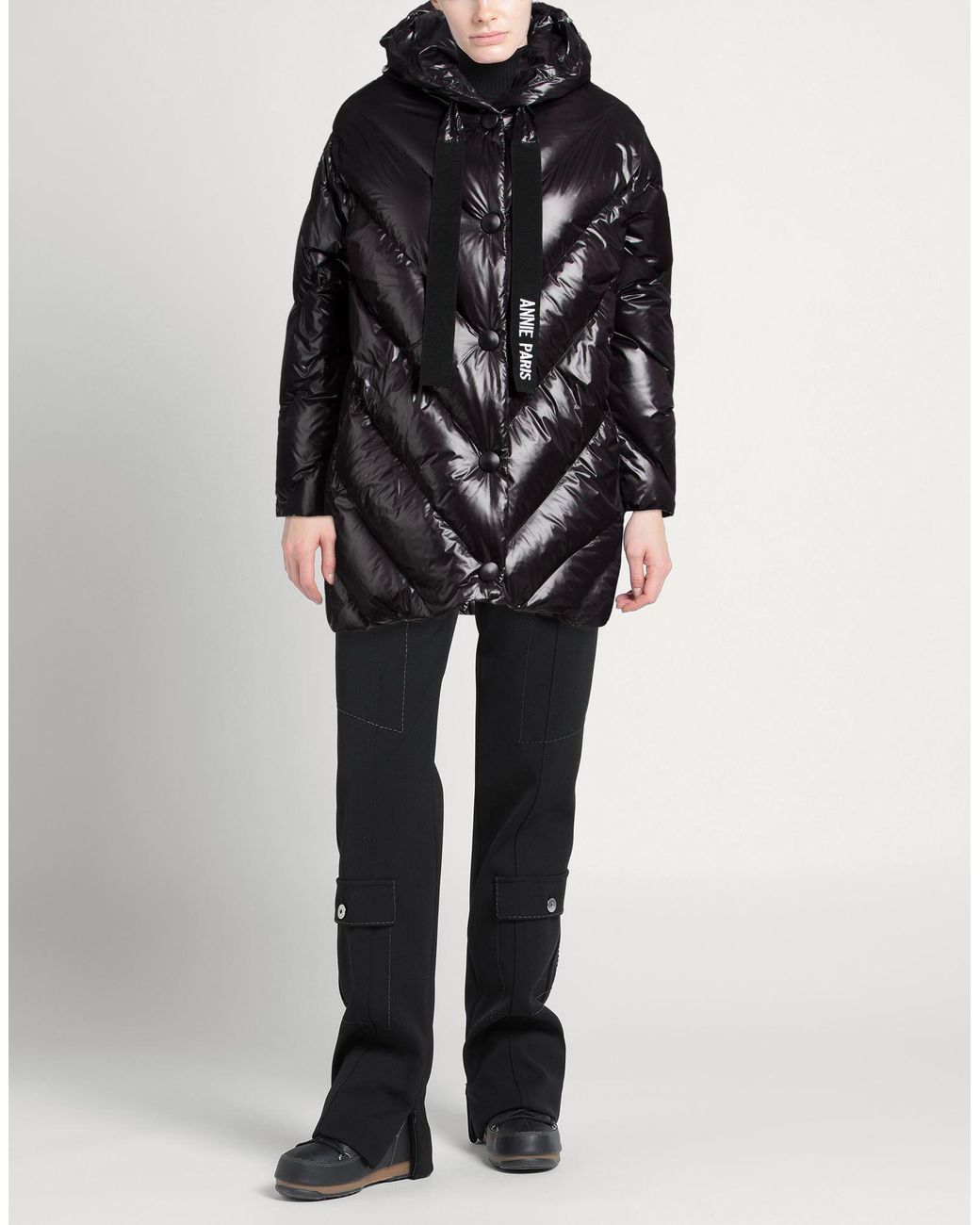 ANNIE PARIS Black Puffer Nylon