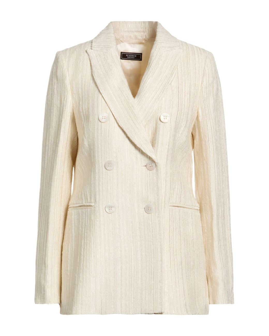Peserico Natural Ivory Blazer Viscose