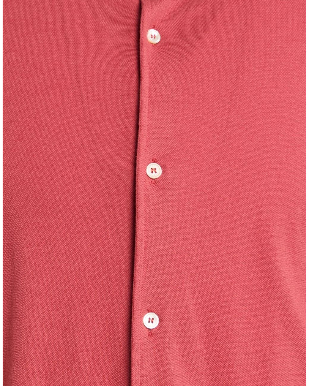Fedeli Red Shirt for men