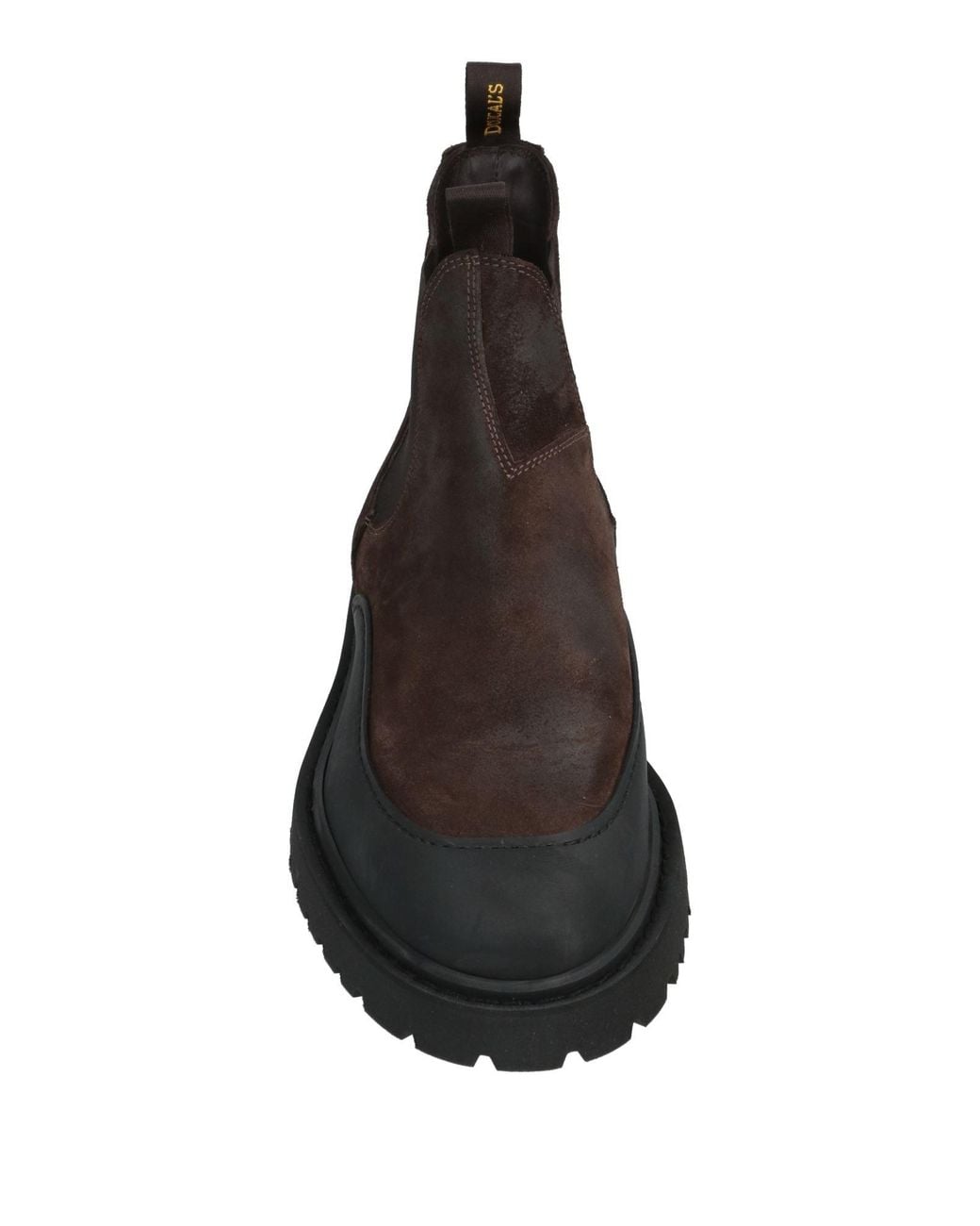 Doucal's Brown Ankle Boots Leather, Rubber for men