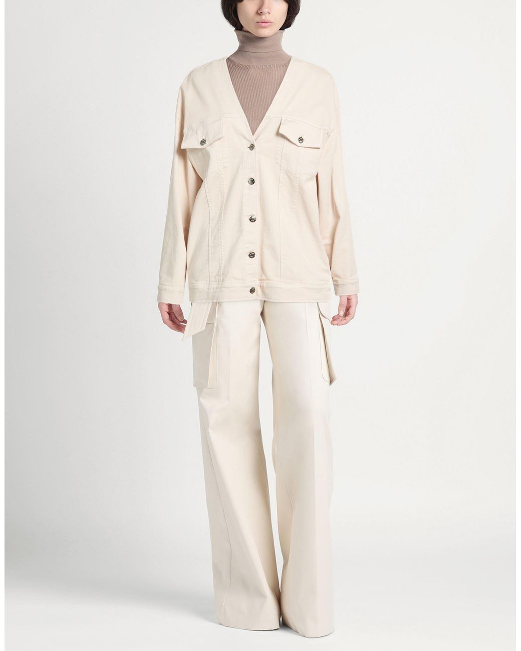 Soallure Natural Denim Outerwear
