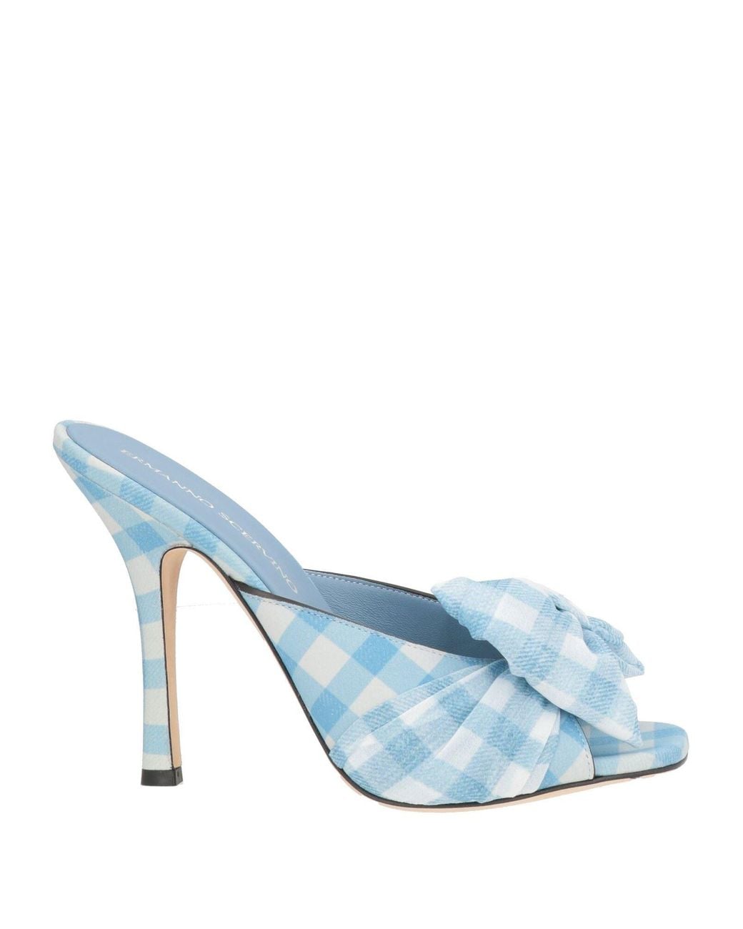 Ermanno Scervino Blue Sky Sandals Textile Fibers