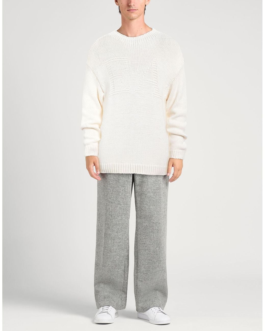 Emporio Armani White Jumper for men