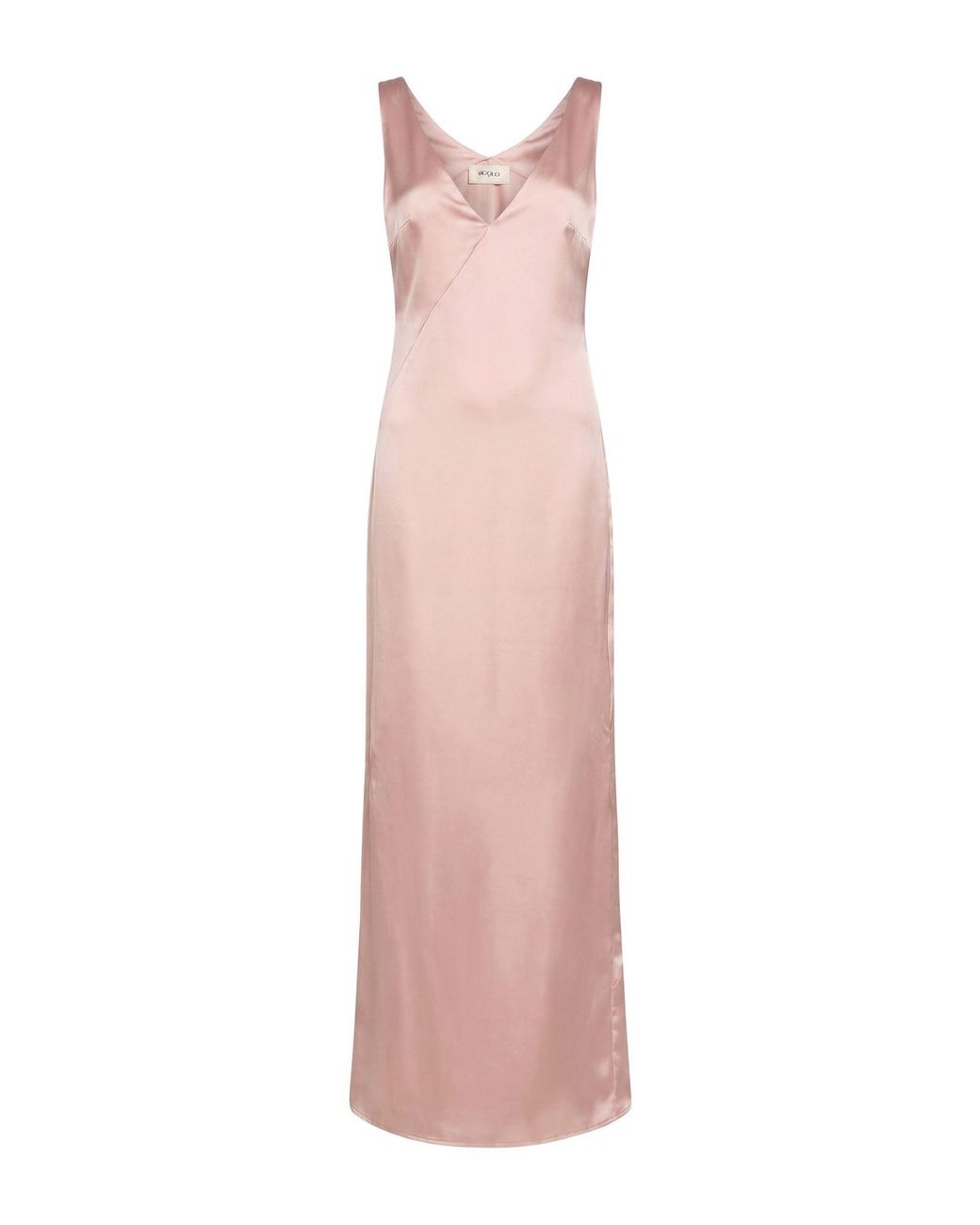 ViCOLO Pink Maxi Dress Polyester