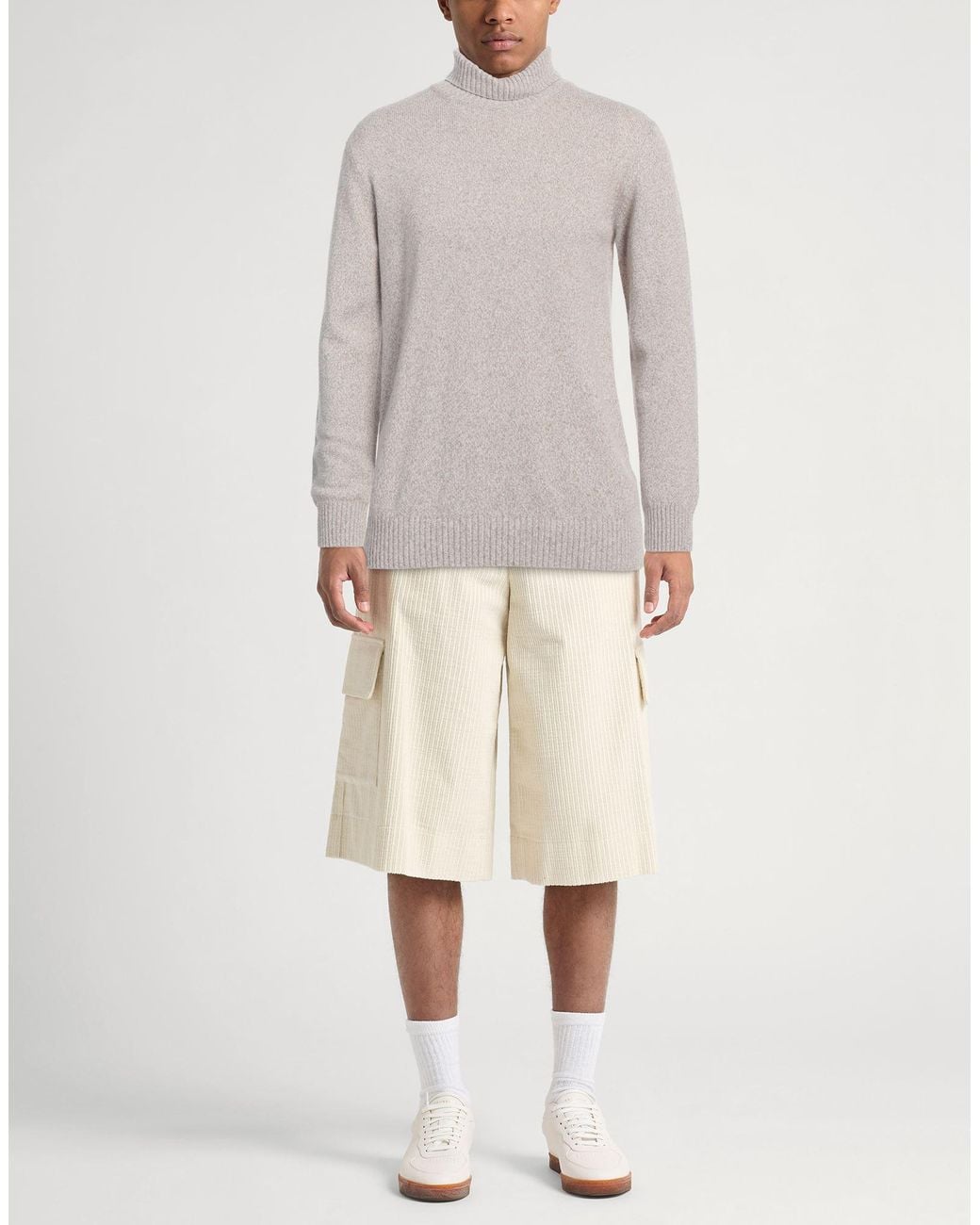 Barba Napoli Gray Turtleneck for men