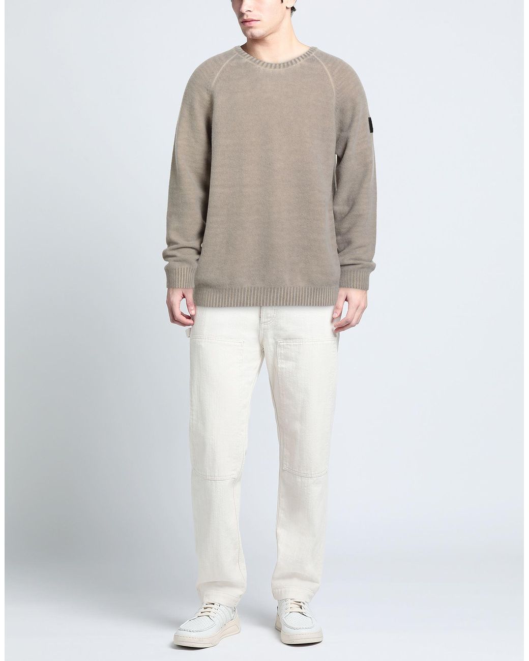 Suns Boards Gray Sweater Wool, Polyamide for men